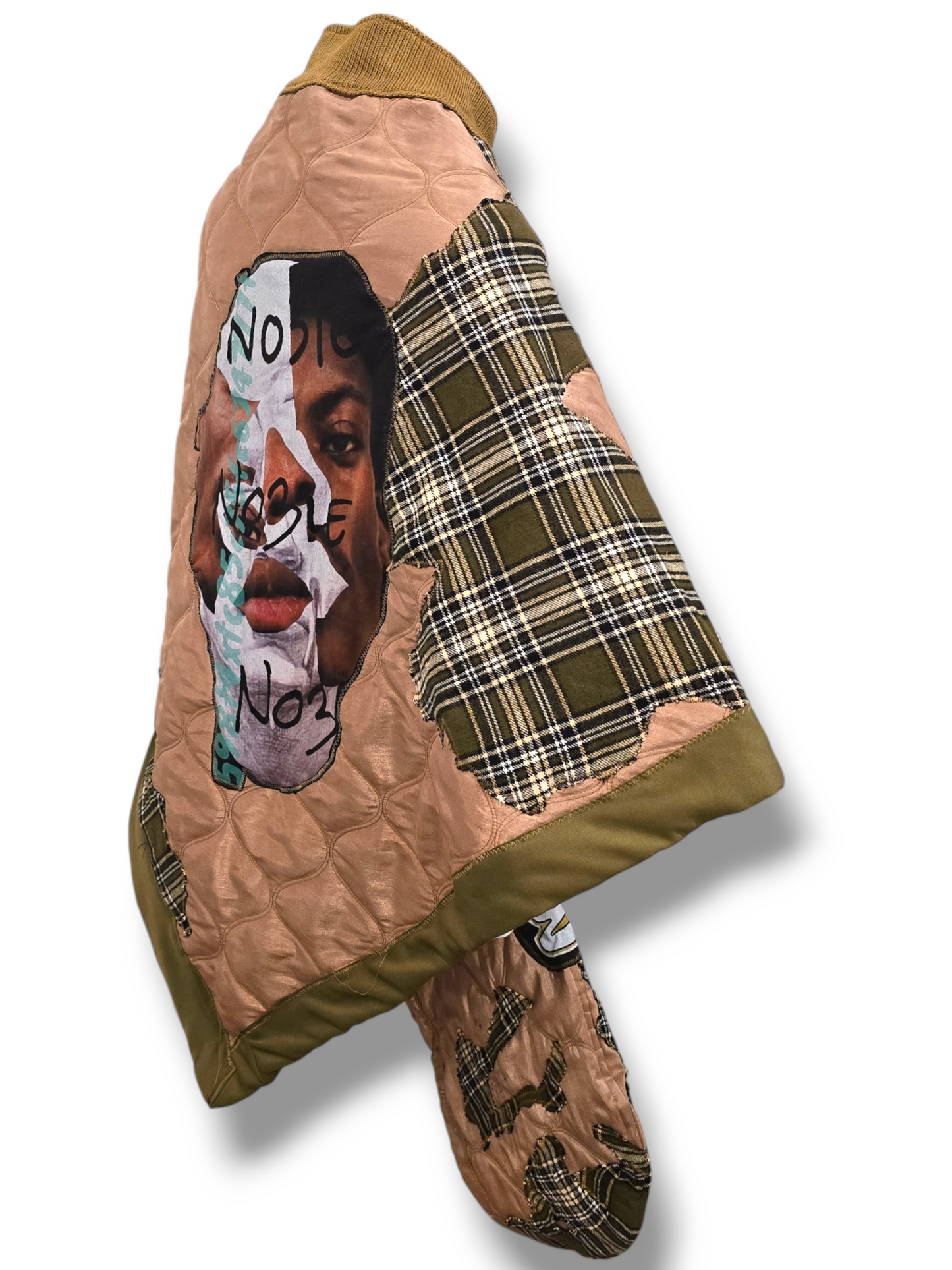 Melted Plaited Poncho