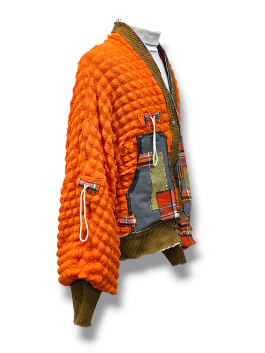 Waffle top jacket