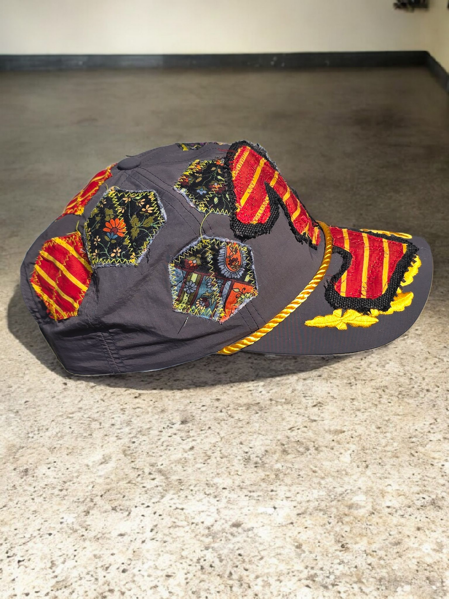 Checker patches caps