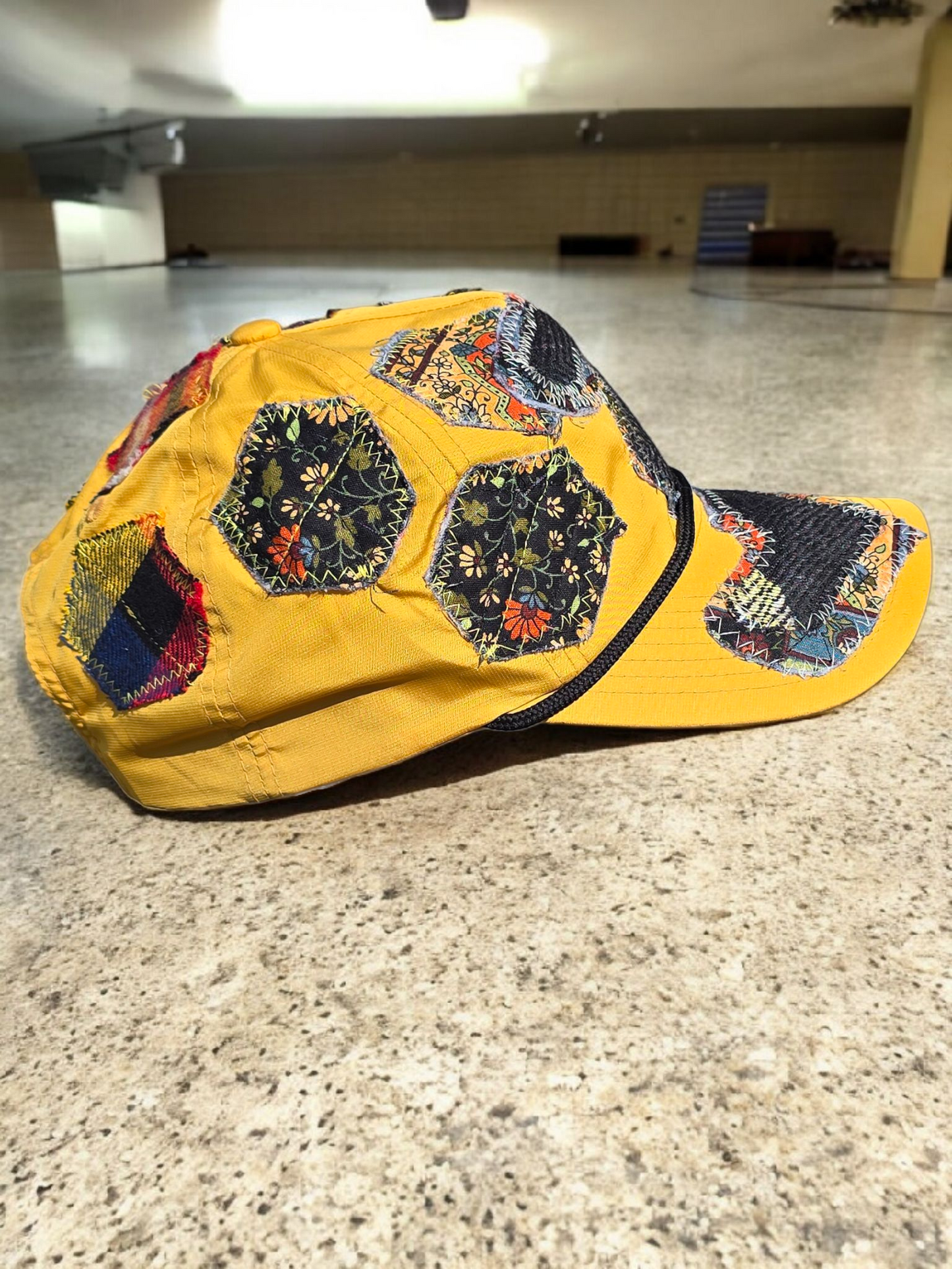 Checker patches caps