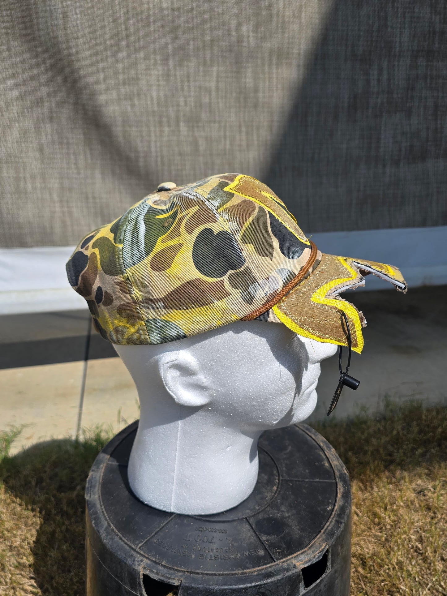 Checker patches caps