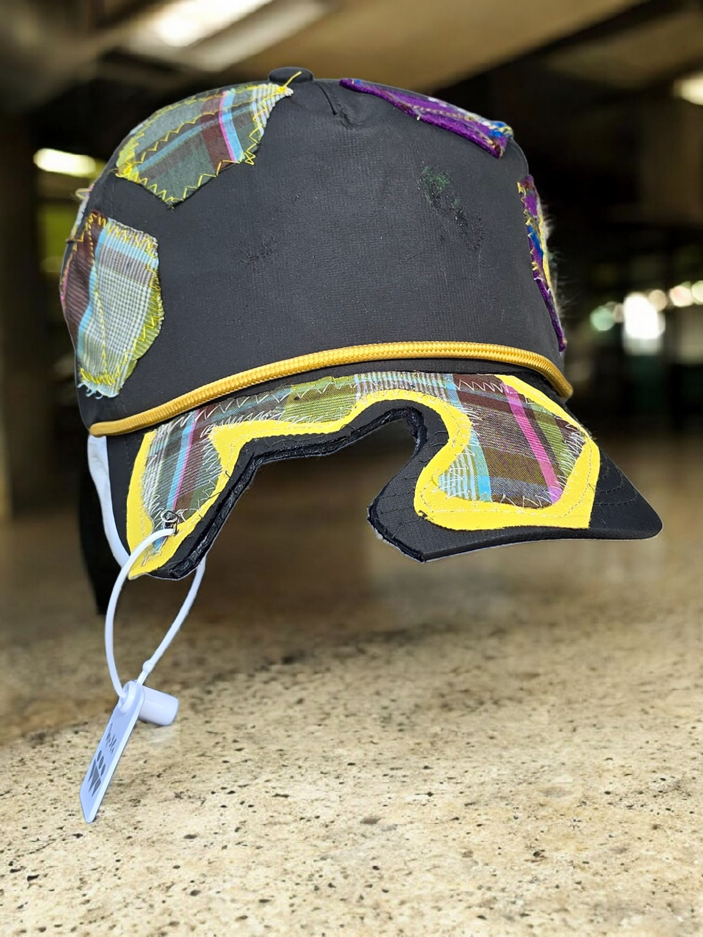 Checker patches caps