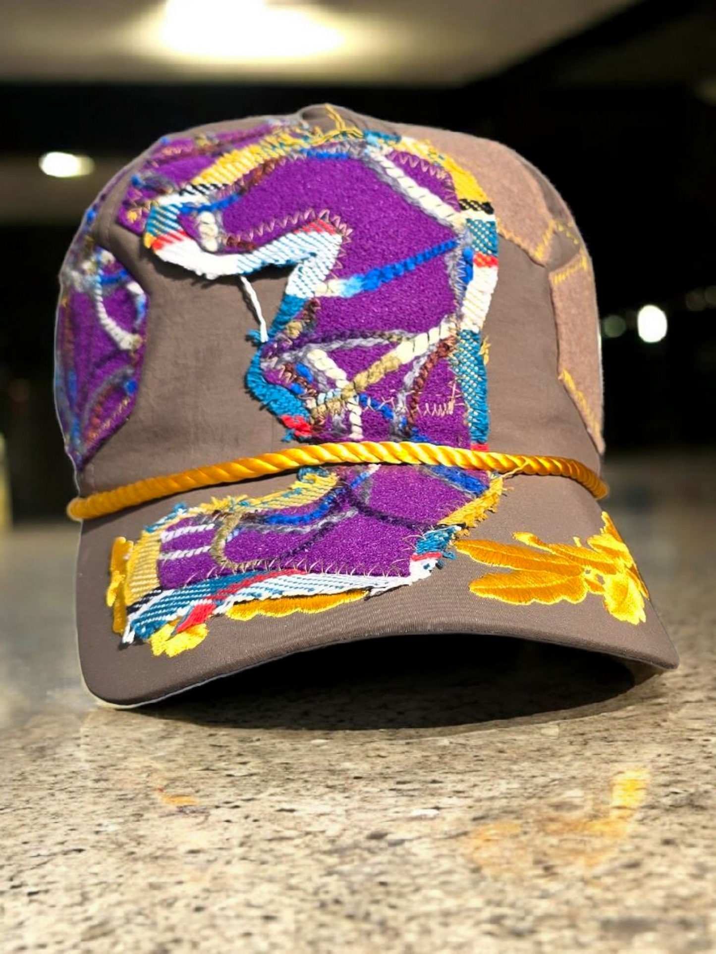 Checker patches caps