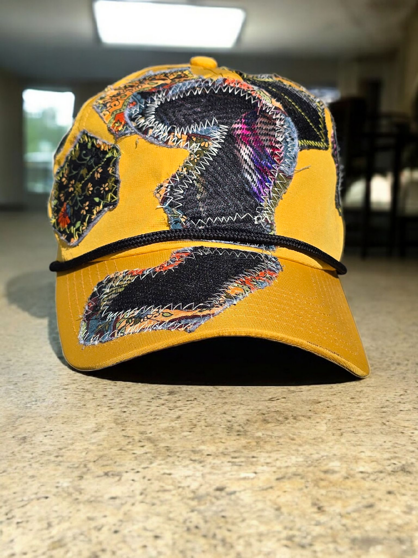 Checker patches caps