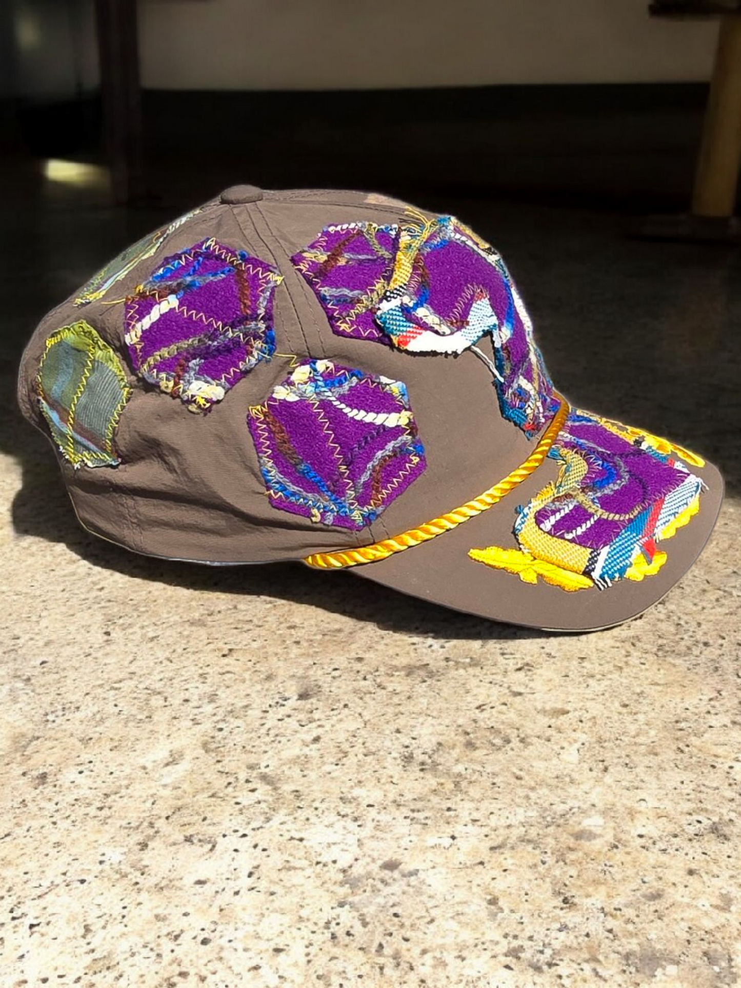 Checker patches caps