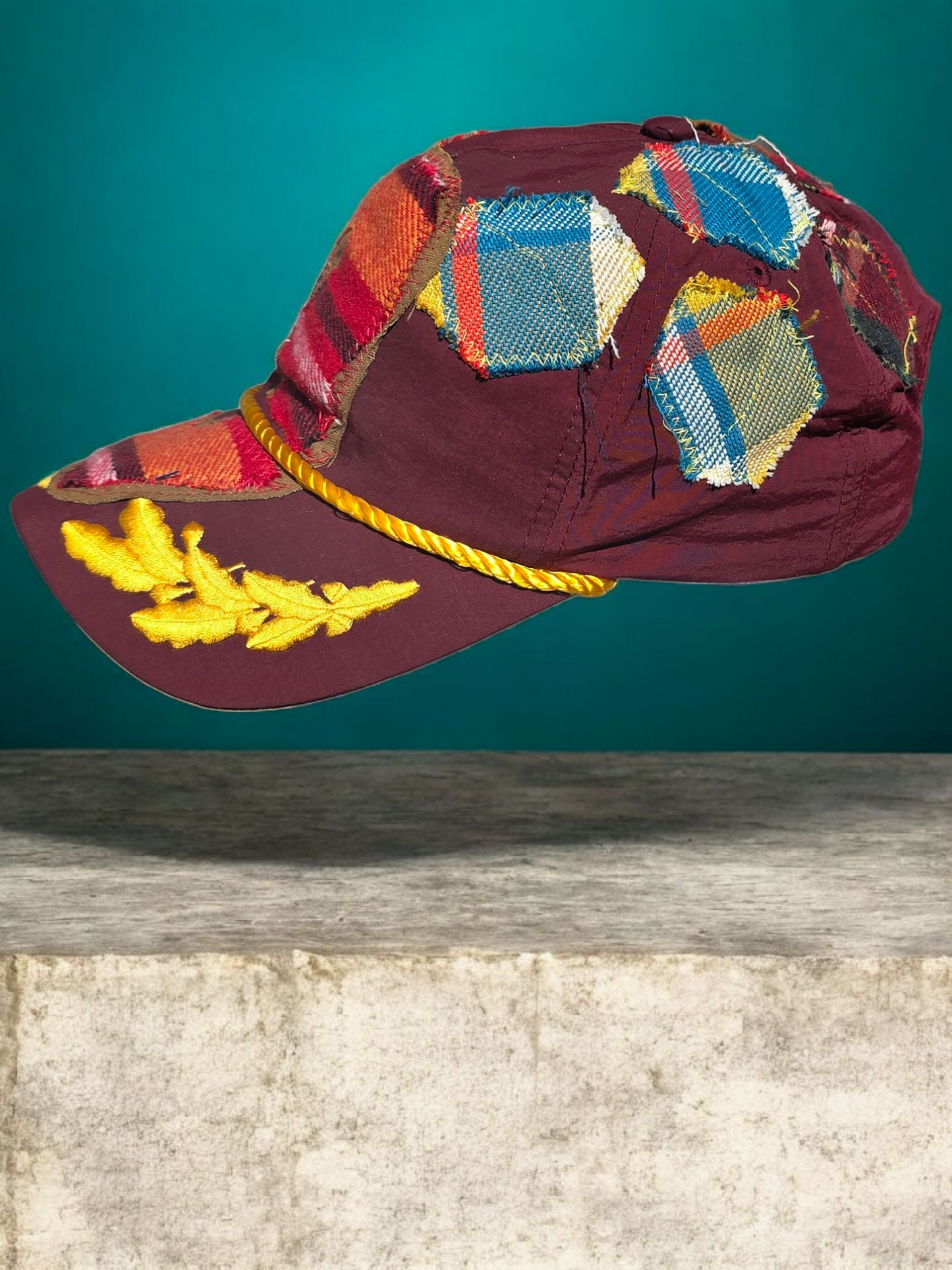 Checker patches caps