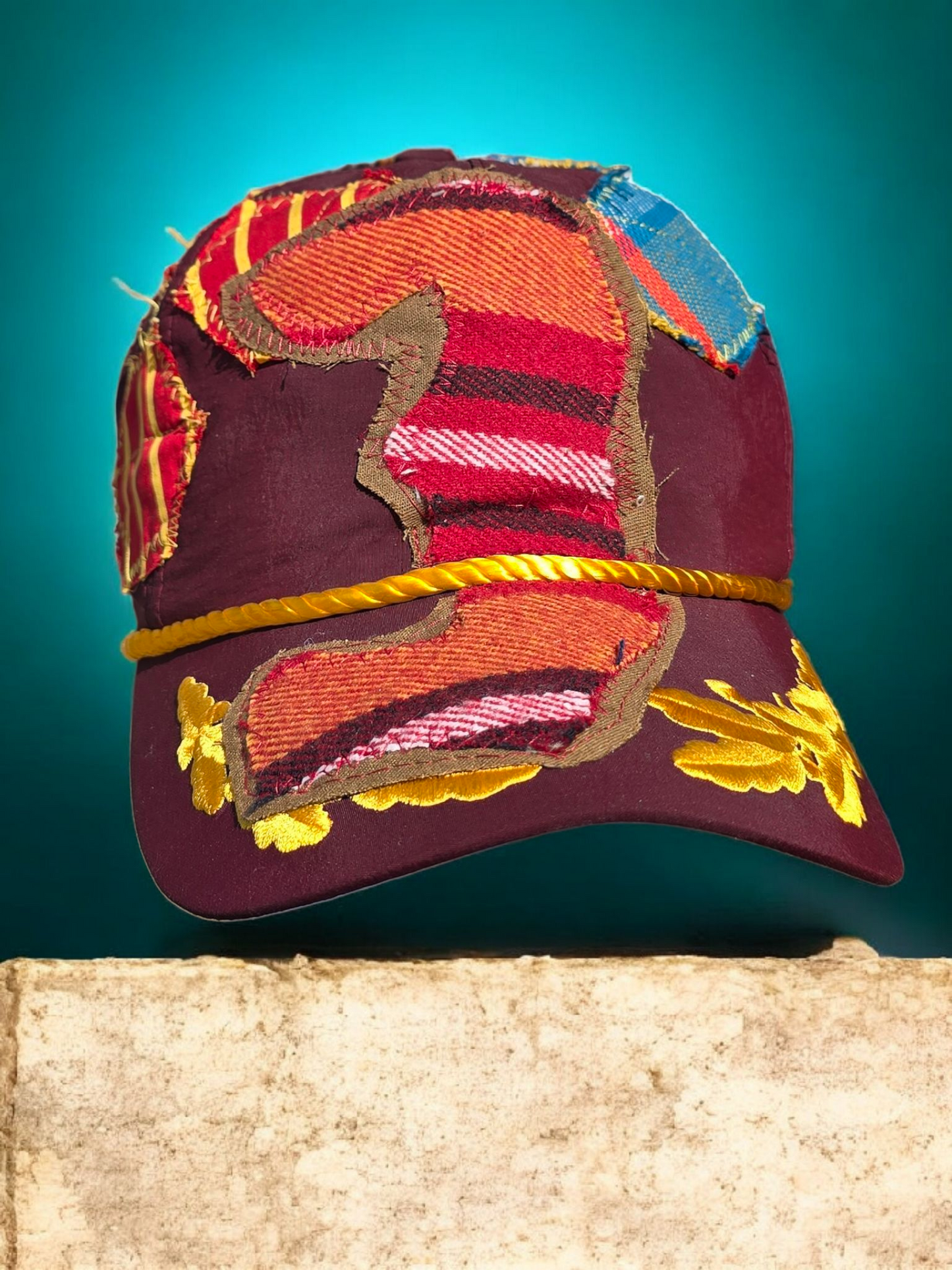 Checker patches caps