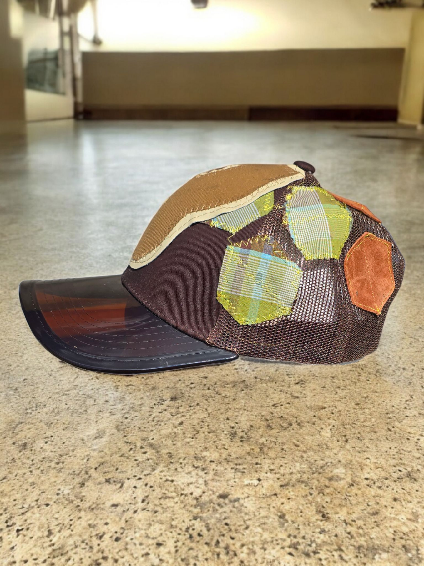 Checker patches caps