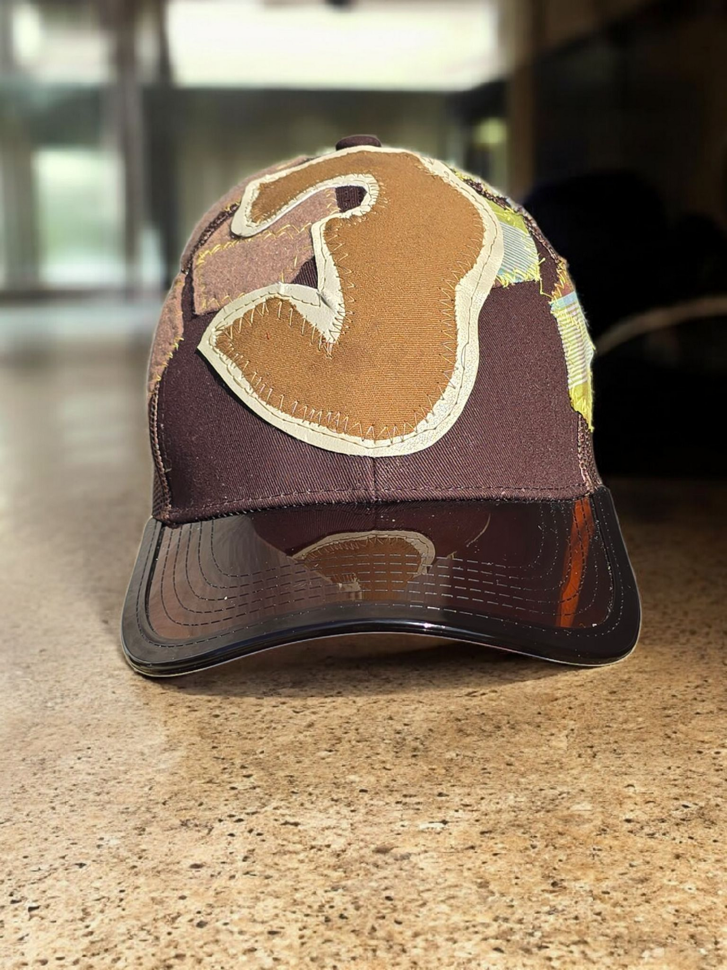 Checker patches caps